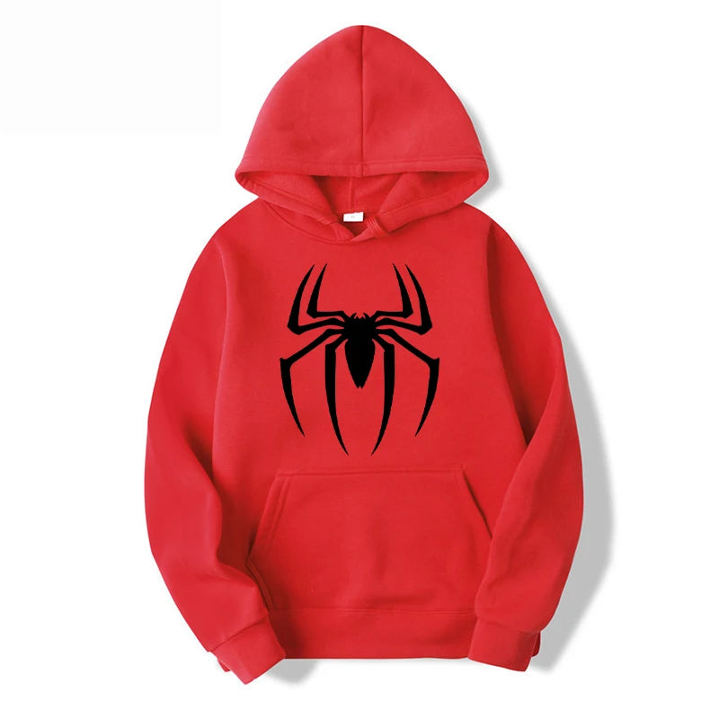 Autumn/winter men's new spider sports printed hoodie pullover hoodie men's casual designer sports casual pullover