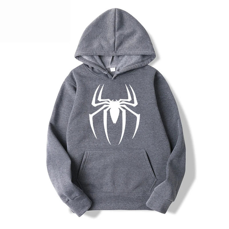 Autumn/winter men's new spider sports printed hoodie pullover hoodie men's casual designer sports casual pullover