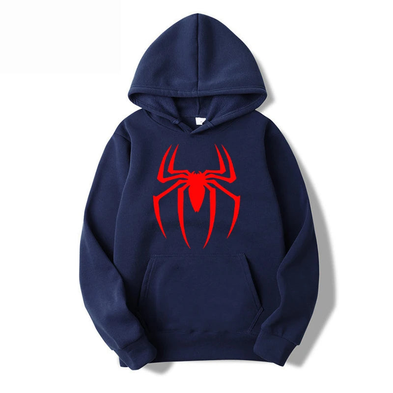 Autumn/winter men's new spider sports printed hoodie pullover hoodie men's casual designer sports casual pullover