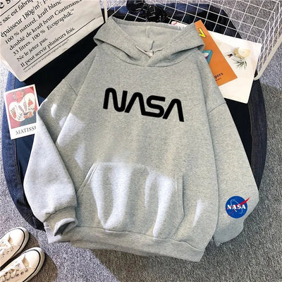 Fashion Trend Hoodie NASA monogram printed astronaut hoodie Casual sweatshirt High quality hot sale