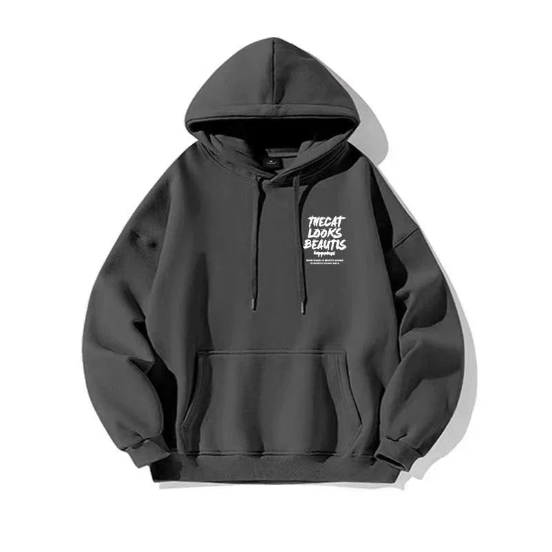 Leisure Street Clothing Hoodie Fashion Hoodie Men's Comfortable Fashion Hooded Sweatshirt Hip Hop Street Clothing Y2K Sweat