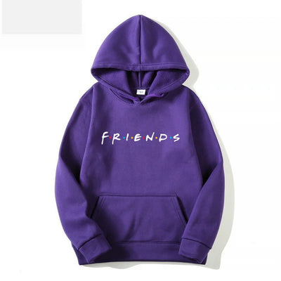 New Autumn and winter fashion friends hoodie sweatshirt white friend shirt and hat hooded sweatshirt for men and women