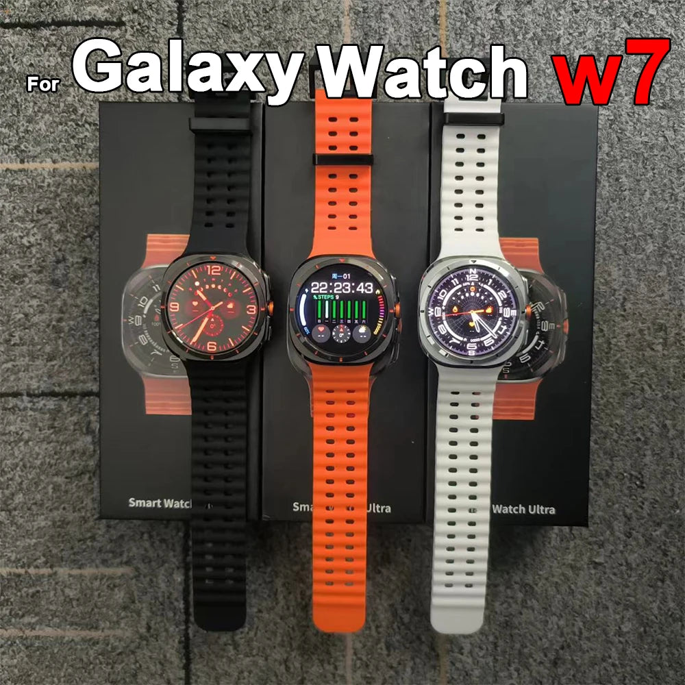 New Galaxy Smart Watch 7 Ultra Men AMOLED Screen Multi-Function Sports Fitness Tracker Health Women smart watch for Samsung