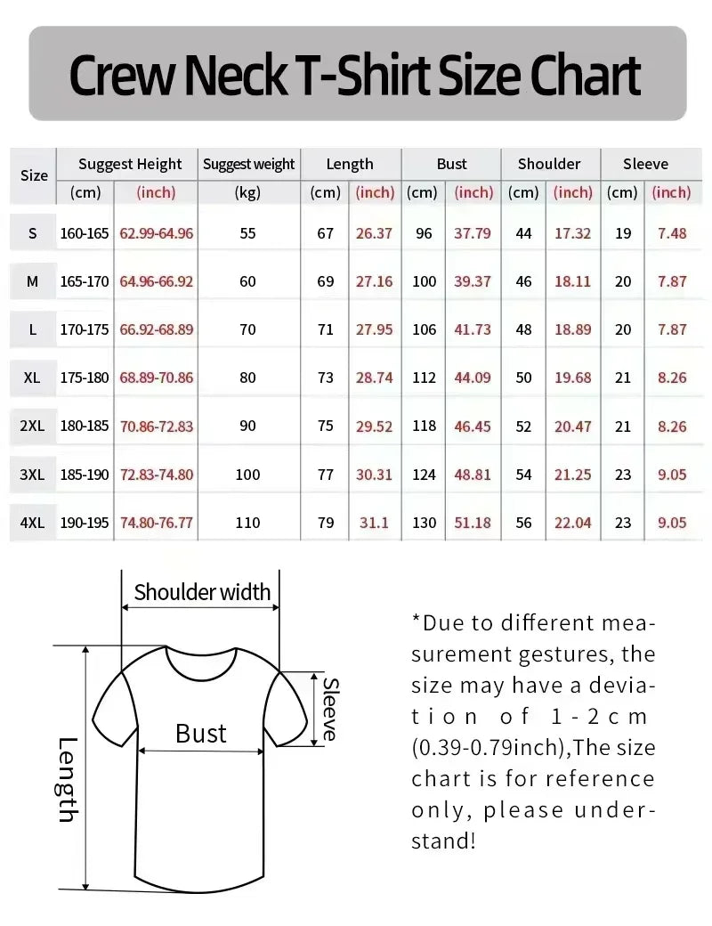 High-end Men's T-shirt Fashion Round Neck Simple Cotton Versatile Casual Top T-shirt Loose Sports T-shirt