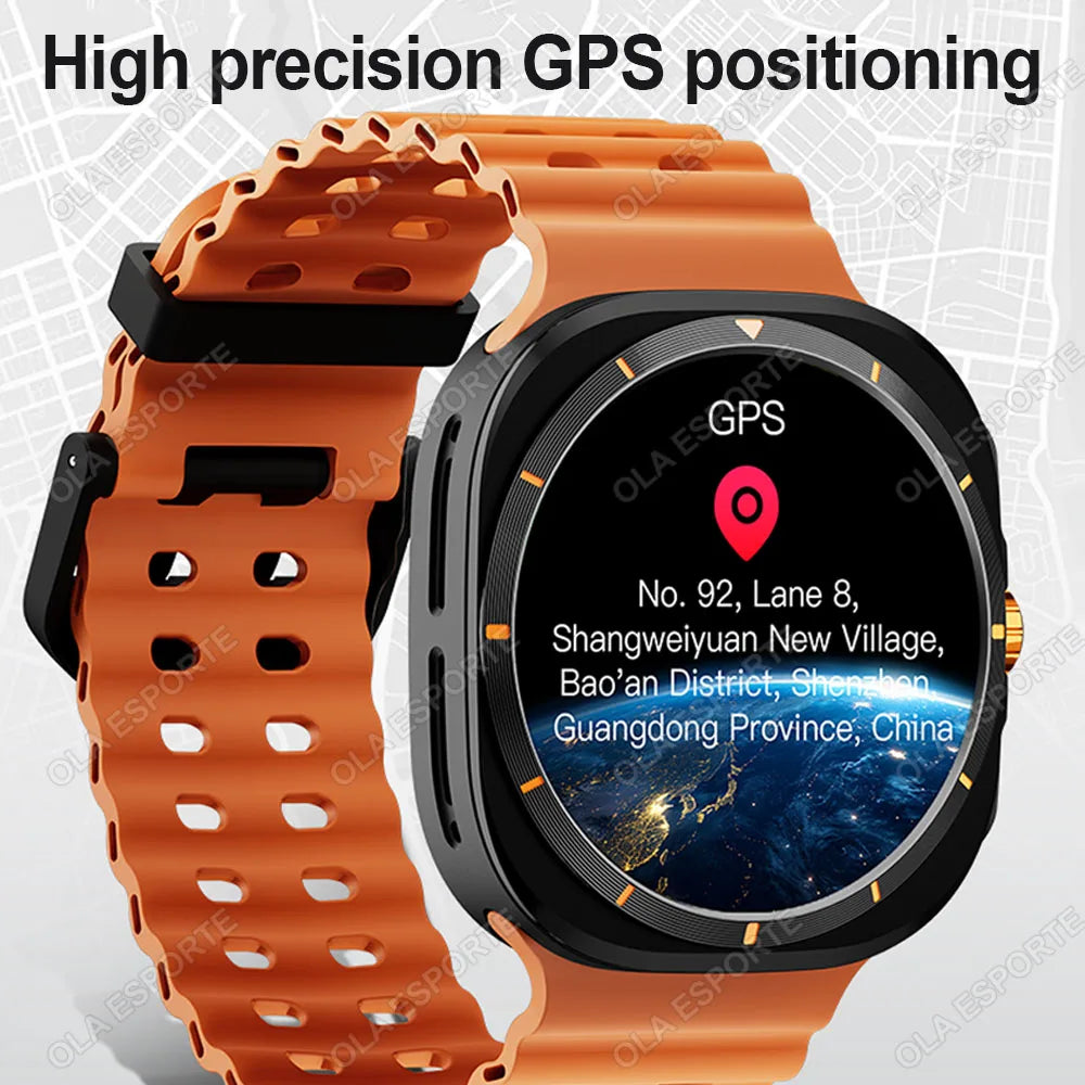 3 IN 1 For Samsung Galaxy Watch 7 Ultra Smart Watch Men Women GPS Health Monitoring Watches Custom Dials BT Call Smartwatch 2024