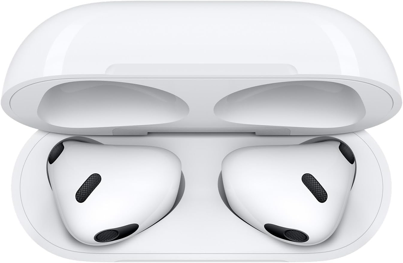 Apple AirPods (3rd Generation) EarPods with MagSafe Charging Case & Apple 1-Year Limited Warranty