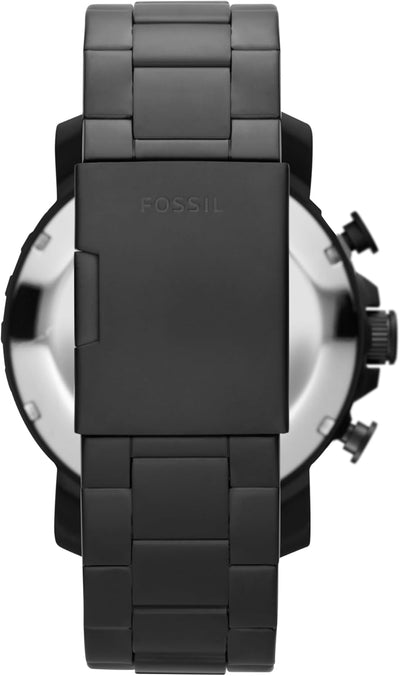 Fossil Nate Men's Watch with Oversized Chronograph Watch Dial and Stainless Steel or Leather Band