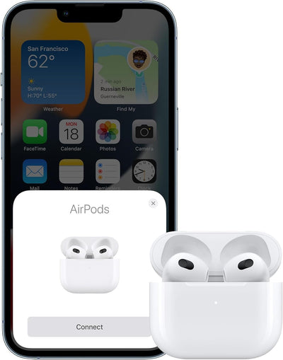 Apple AirPods (3rd Generation) EarPods with MagSafe Charging Case & Apple 1-Year Limited Warranty