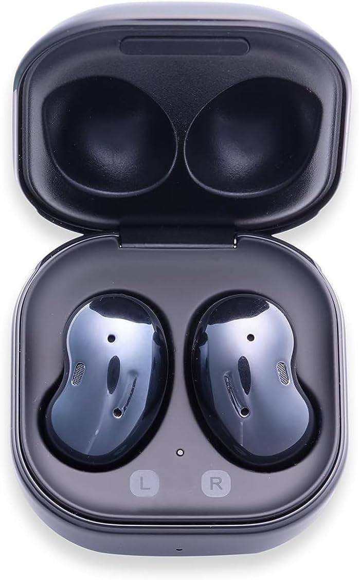 Samsung Galaxy Buds Live, Wireless Earbuds w/Active Noise Cancelling, Mystic Black, International Version