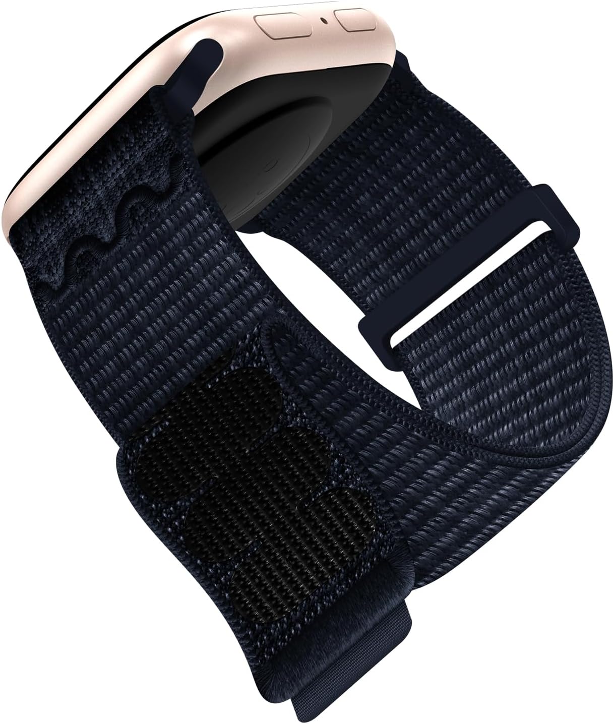 Nylon Band Compatible with Apple Watch Band 38mm 40mm 41mm 42mm 44mm 45mm 49mm for Men Women, Sport Loop Adjustable Wristbands for iWatch Series 9 8 7 6 5 4 3 2 1 SE