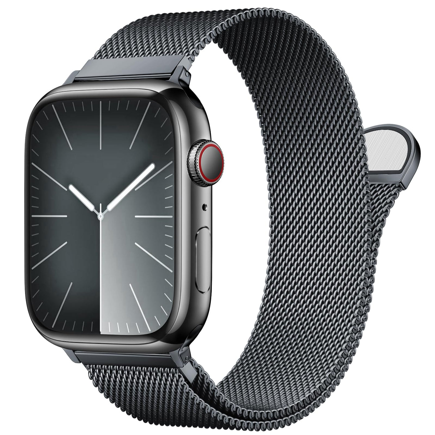 Stainless Steel Milanese Loop Compatible with Apple Watch Band 46mm 42mm 44mm 45mm 49mm 38mm 40mm 41mm men and women, Mesh Loop Magnetic Clasp Replacement for iWatch Bands Ultra Series 10 9 8 7 SE 6 5 4 3 2 1