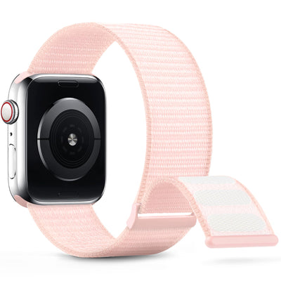 Nylon Sport Band Compatible with Apple Watch Band 38mm 40mm 41mm 42mm 44mm 45mm 46mm 49mm, Adjustable Breathable Women Men Braided Strap Compatible for iWatch Series 10/9/8/7/6/5/4/3 SE Ultra 1/2