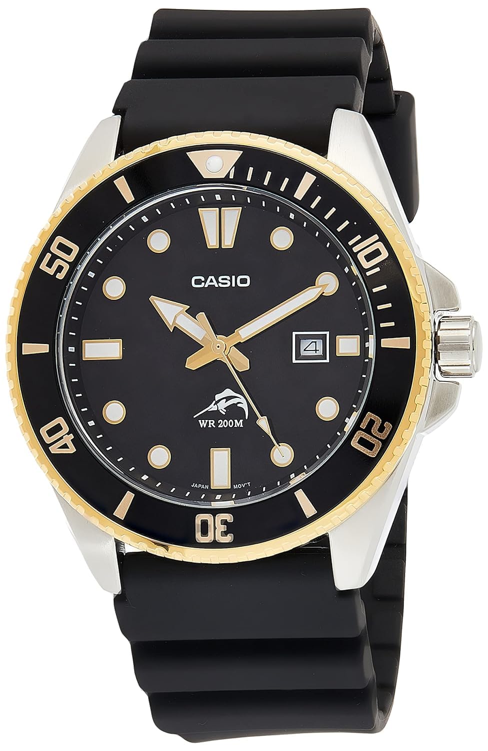 Casio MDV106 Series | Unisex Analog Watch | 200M WR | Stainless Steel Case | Resin Band | 2 Hand Analog (HR, Min, SEC) | Date Display | Screw Down Crown/Screw Down Caseback | 3 Year Battery