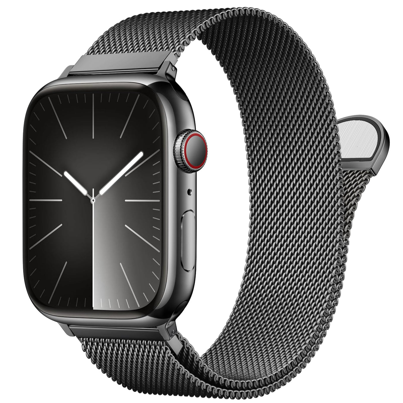 Stainless Steel Milanese Loop Compatible with Apple Watch Band 46mm 42mm 44mm 45mm 49mm 38mm 40mm 41mm men and women, Mesh Loop Magnetic Clasp Replacement for iWatch Bands Ultra Series 10 9 8 7 SE 6 5 4 3 2 1