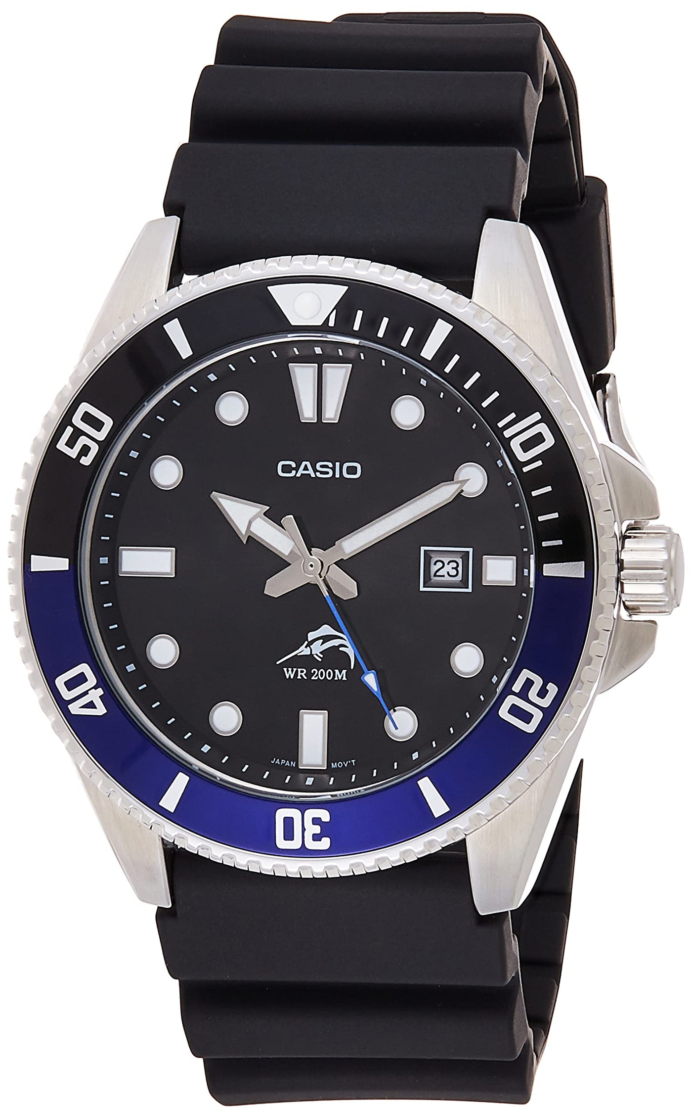 Casio MDV106 Series | Unisex Analog Watch | 200M WR | Stainless Steel Case | Resin Band | 2 Hand Analog (HR, Min, SEC) | Date Display | Screw Down Crown/Screw Down Caseback | 3 Year Battery