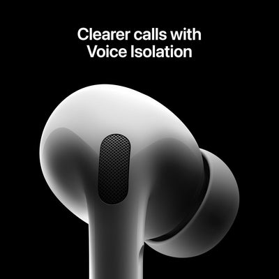 Apple AirPods Pro 2 Wireless Earbuds, Active Noise Cancellation, Hearing Aid Feature, Bluetooth Headphones, Transparency, Personalized Spatial Audio, High-Fidelity Sound, H2 Chip, USB-C Charging