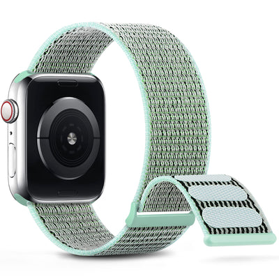 Nylon Sport Band Compatible with Apple Watch Band 38mm 40mm 41mm 42mm 44mm 45mm 46mm 49mm, Adjustable Breathable Women Men Braided Strap Compatible for iWatch Series 10/9/8/7/6/5/4/3 SE Ultra 1/2