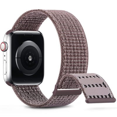 Nylon Sport Band Compatible with Apple Watch Band 38mm 40mm 41mm 42mm 44mm 45mm 46mm 49mm, Adjustable Breathable Women Men Braided Strap Compatible for iWatch Series 10/9/8/7/6/5/4/3 SE Ultra 1/2