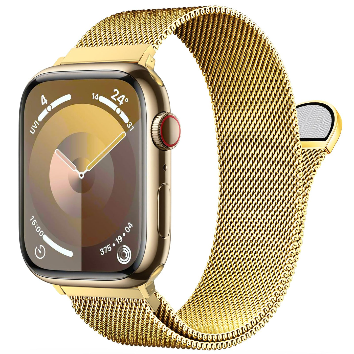 Stainless Steel Milanese Loop Compatible with Apple Watch Band 46mm 42mm 44mm 45mm 49mm 38mm 40mm 41mm men and women, Mesh Loop Magnetic Clasp Replacement for iWatch Bands Ultra Series 10 9 8 7 SE 6 5 4 3 2 1