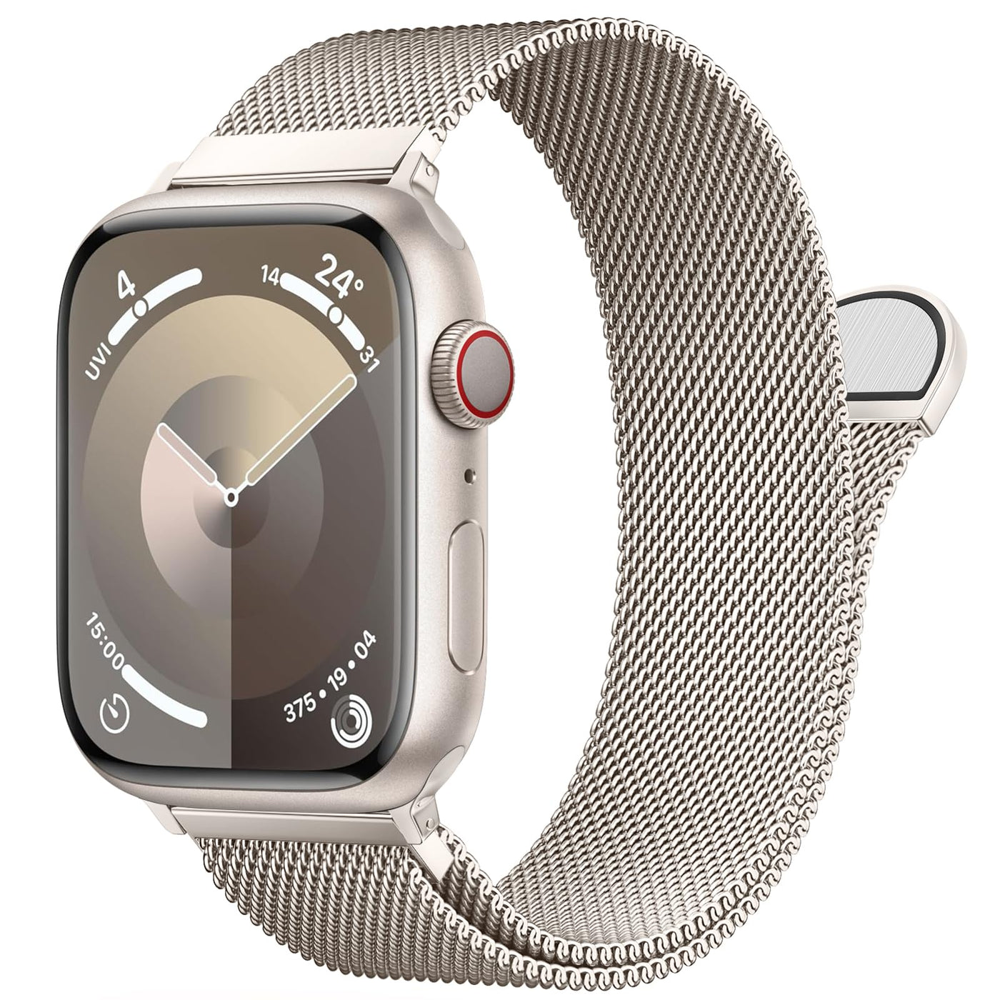 Stainless Steel Milanese Loop Compatible with Apple Watch Band 46mm 42mm 44mm 45mm 49mm 38mm 40mm 41mm men and women, Mesh Loop Magnetic Clasp Replacement for iWatch Bands Ultra Series 10 9 8 7 SE 6 5 4 3 2 1