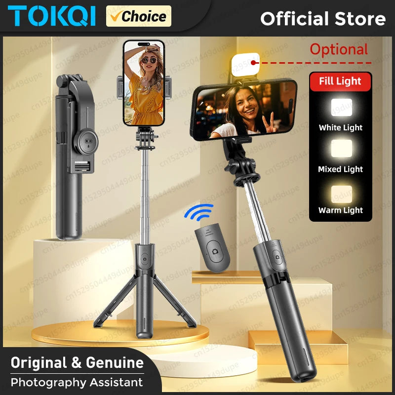 F01 Selfie Stick Tripod Phone Stand Portable Mini Tripod with Wireless Bluetooth for Android and Iphone Smartphone Shooting Vlog 41 sold