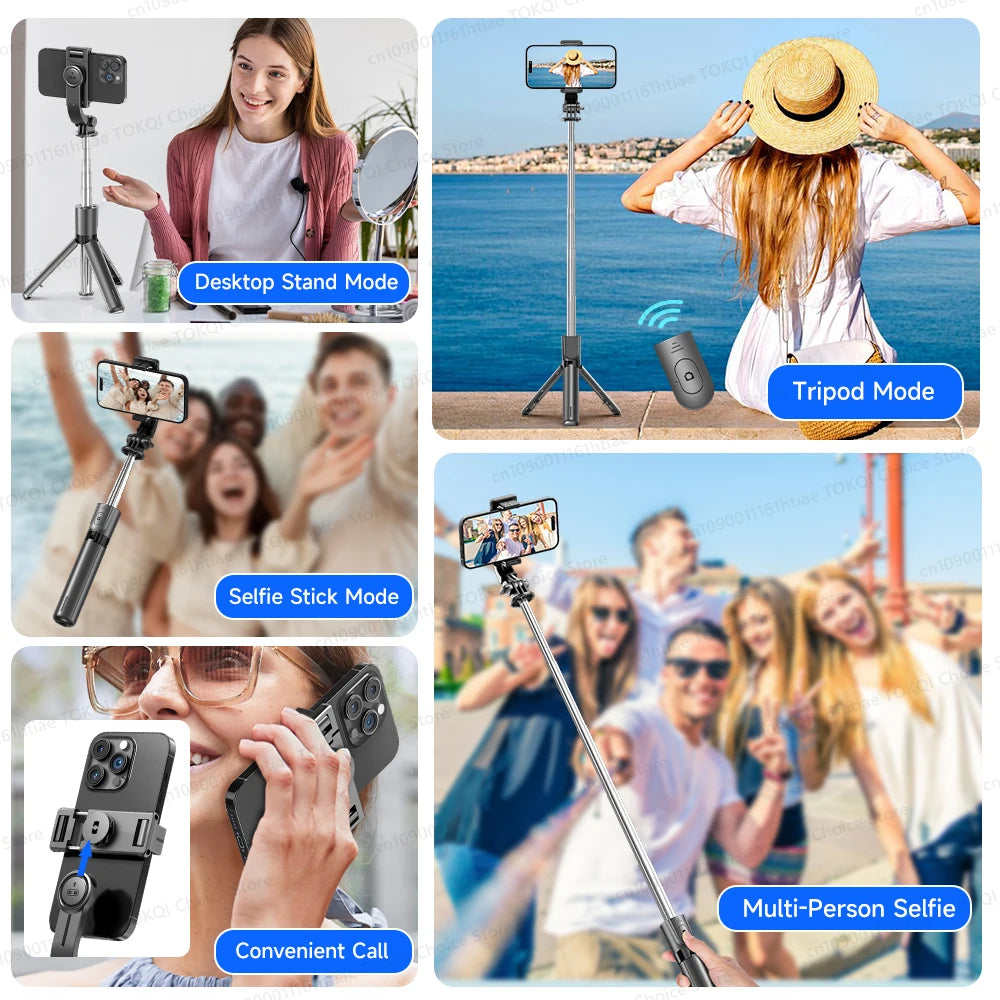 F01 Selfie Stick Tripod Phone Stand Portable Mini Tripod with Wireless Bluetooth for Android and Iphone Smartphone Shooting Vlog 41 sold