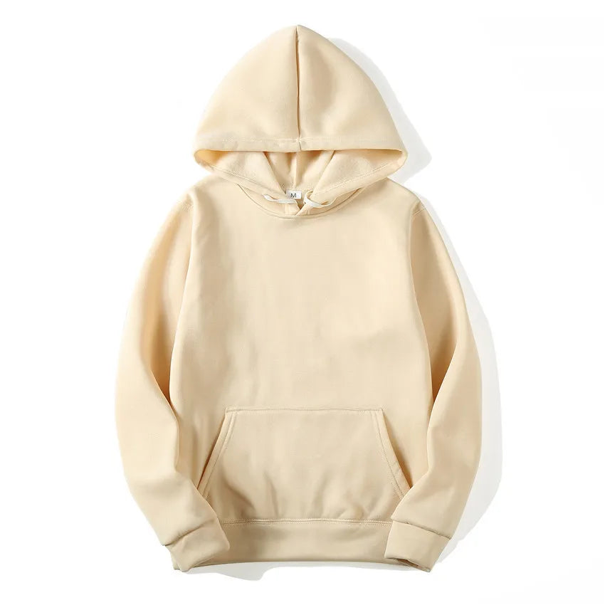 Fashion Men's Women's Hoodies Spring Autumn Winter Casual Hoodies Sweatshirts Men Tops Solid Color Hoodie Sweatshirt Male