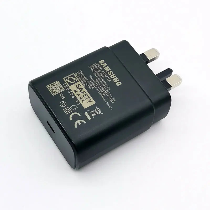 For Samsung 45W UK Plug Super Fast Charger Adapter For Galaxy S24 S20 S21 S22 S23 Ultra Z Flip Fold 6 5 4 3 2 For iPhone 15 Pro