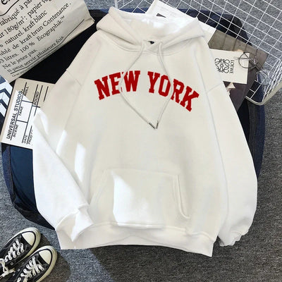 Men's And Women's Boston Brooklyn Long Sleeves Letters Print Hoodie Men's Oversized Fashion New York Hoodie Sweatshirt Clothes