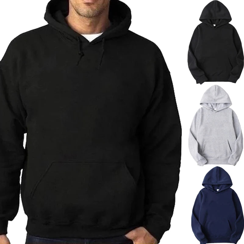 Men's Hoodies Casual Sports Pullover Fitness Jogger Tops Hot Sale Sweatshirt Hoodies 10 Color