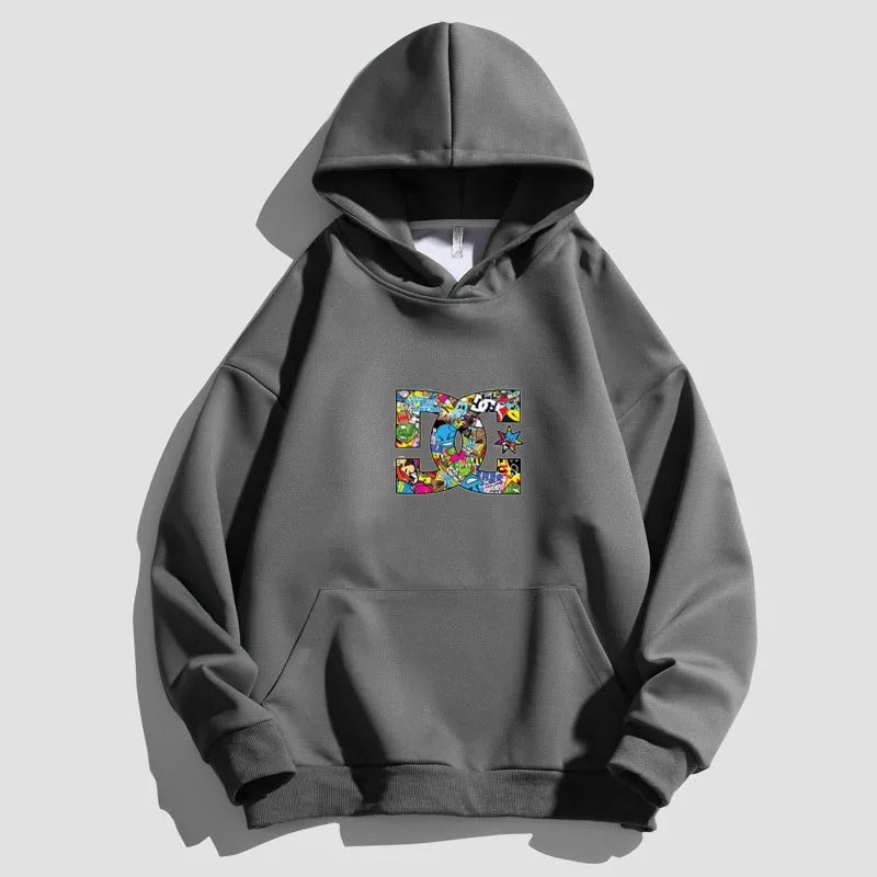 Men's and Women's Letter Printing Hoodies Hooded Sweater Sports Sweatshirts Men Cotton Pullovers Hip Hop Male Hoodies Casual