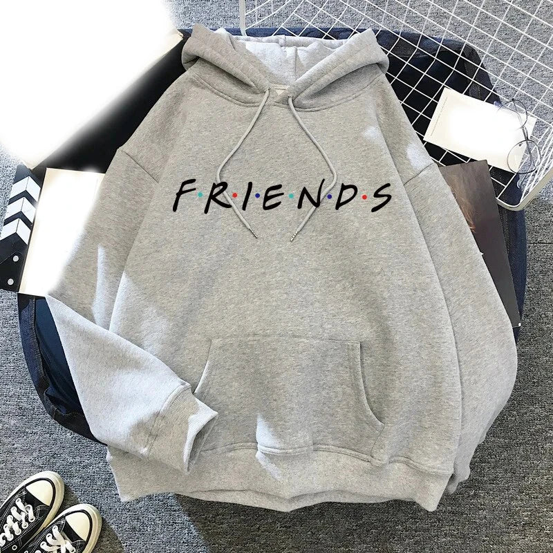 New Friends Tv Show Printed Hoodies Men Woman Fashion Casual Y2K Hoodie Hooded Sweatshirts Pullovers Unisex Tracksuits Clothing