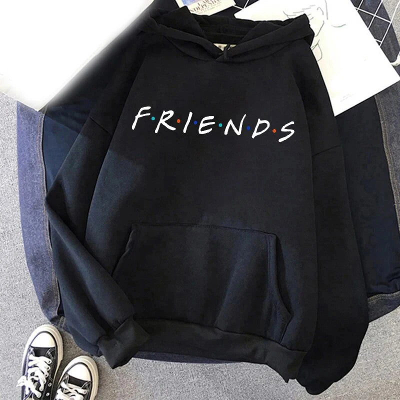 New Friends Tv Show Printed Hoodies Men Woman Fashion Casual Y2K Hoodie Hooded Sweatshirts Pullovers Unisex Tracksuits Clothing