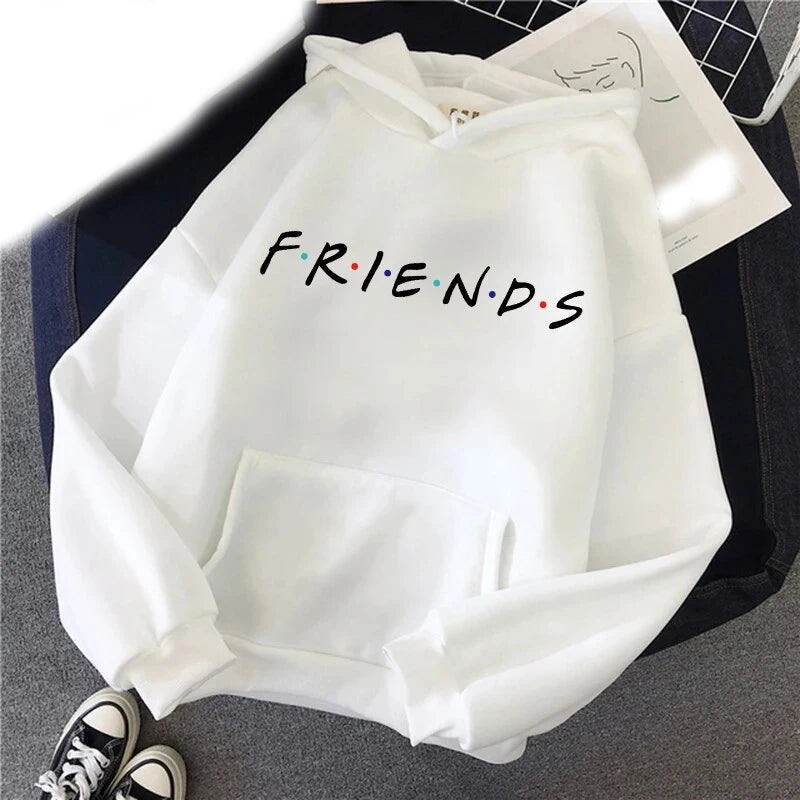 New Friends Tv Show Printed Hoodies Men Woman Fashion Casual Y2K Hoodie Hooded Sweatshirts Pullovers Unisex Tracksuits Clothing