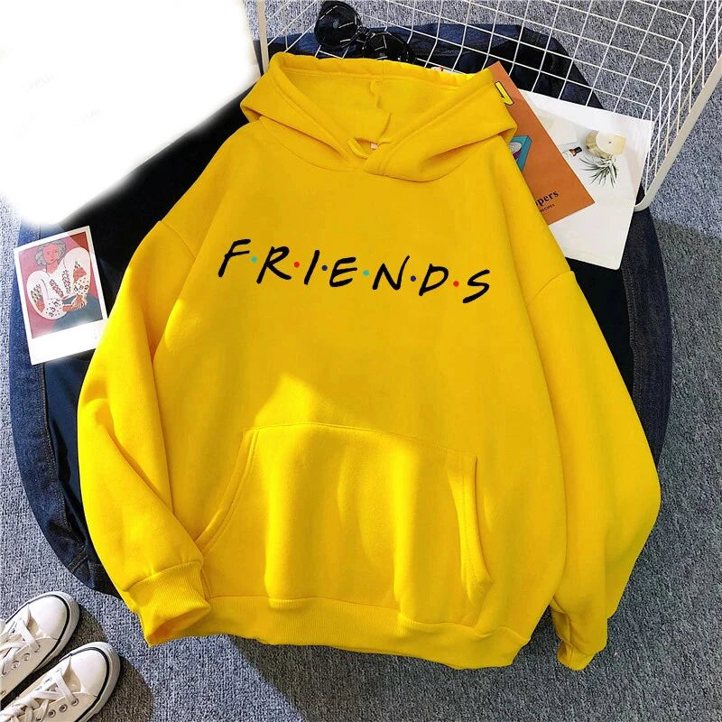 New Friends Tv Show Printed Hoodies Men Woman Fashion Casual Y2K Hoodie Hooded Sweatshirts Pullovers Unisex Tracksuits Clothing