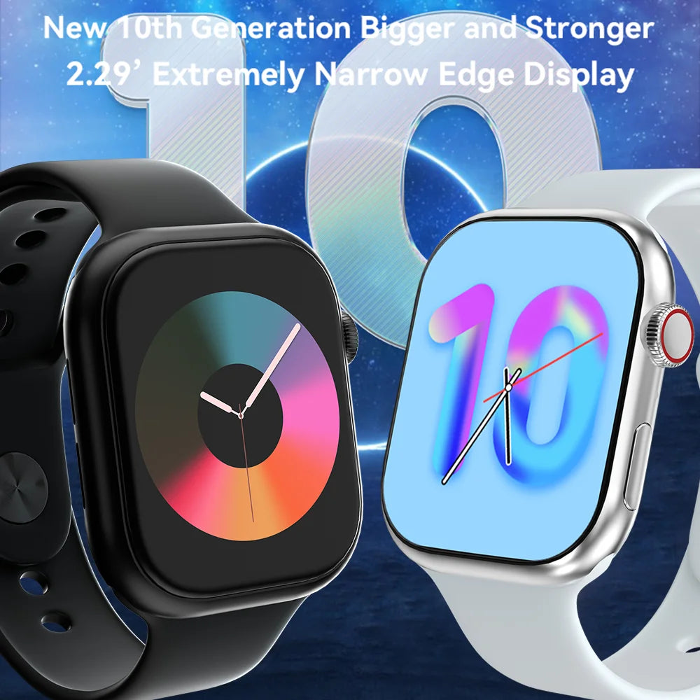 New GPS Smart Watch Series 10 For Apple Watch 10 Memory Music Video Bluetooth Call Waterproof NFC Smartwatch For Android IOS