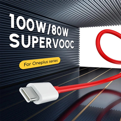 PD 65W Supervooc Fast Charger Cable For Oneplus Ace 12 11 10T 9 8T 7T Pro USB C To Type C Cable Warp Dash Charge 6T 5T Data Wire