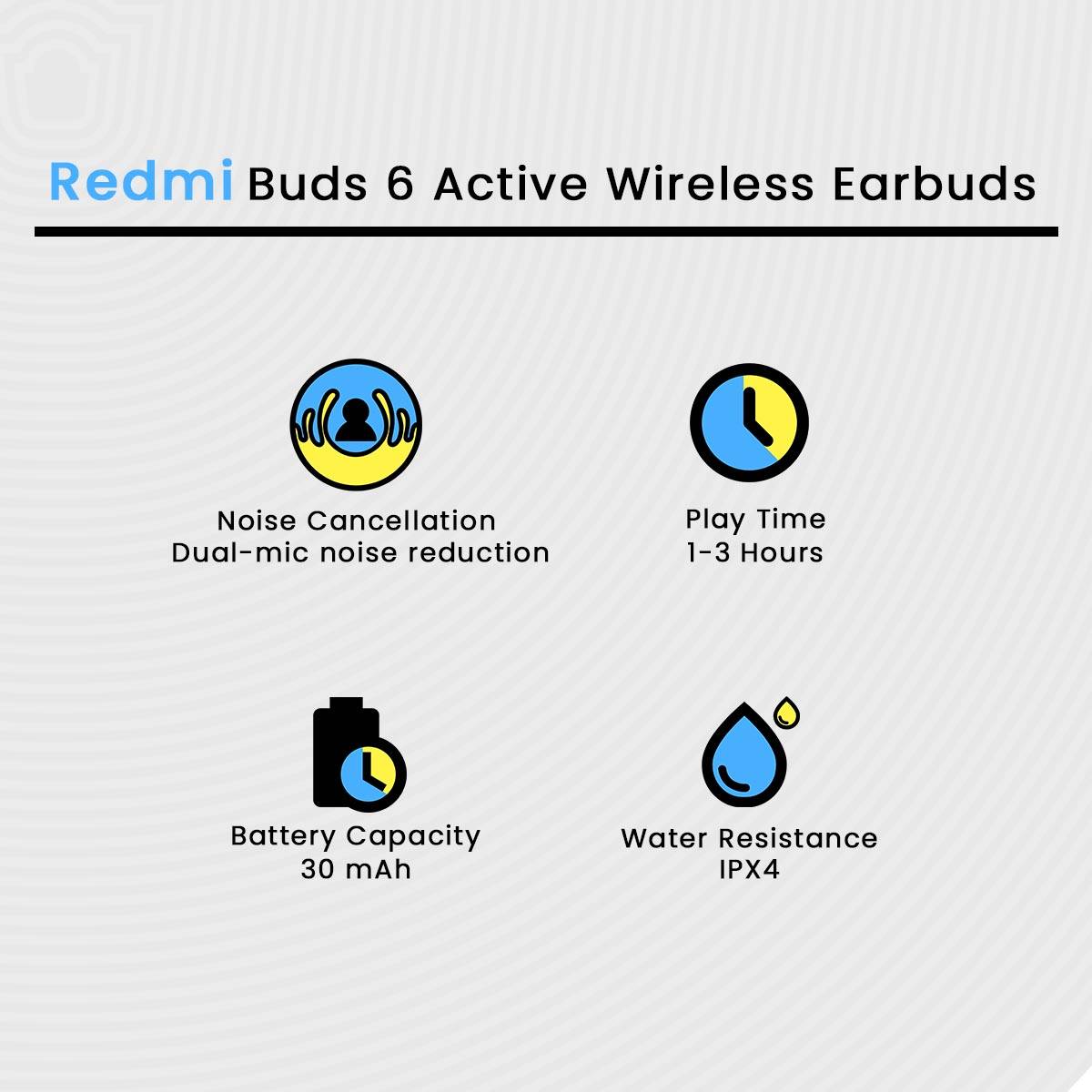 Redmi Buds 6 Active Wireless Earbuds